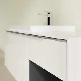 Тумба під раковину Villeroy & Boch Subway 3.0 100х42,3 см ДСП/алюміній чистий білий C57200VF