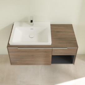 Тумба под раковину Villeroy & Boch Subway 3.0 100х42,3 см ДСП/алюминий дуб аризона C57200VH