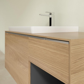 Тумба под раковину Villeroy & Boch Subway 3.0 100х42,3 см ДСП/алюминий дуб северный C57200VJ