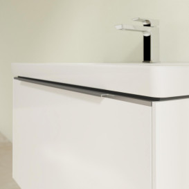 Тумба під раковину Villeroy & Boch Subway 3.0 77,2х42,9 см ДСП/алюміній білий діамант C57300VE