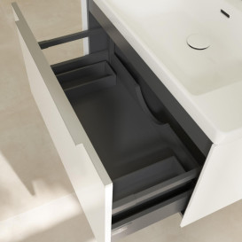 Тумба під раковину Villeroy & Boch Subway 3.0 77,2х42,9 см ДСП/алюміній білий діамант C57300VE