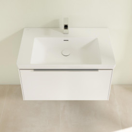 Тумба под раковину Villeroy & Boch Subway 3.0 77,2х42,9 см ДСП/алюминий чистый белый C57300VF