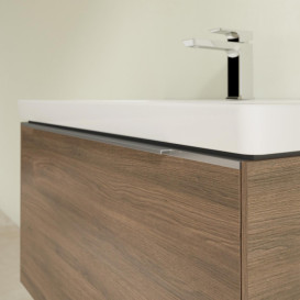 Тумба под раковину Villeroy & Boch Subway 3.0 77,2х42,9 см ДСП/алюминий дуб аризона C57300VH