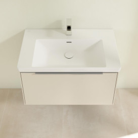 Тумба под раковину Villeroy & Boch Subway 3.0 77,2х42,9 см ДСП/алюминий серый кашемир C57300VN