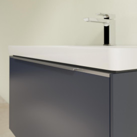 Тумба под раковину Villeroy & Boch Subway 3.0 77,2х42,9 см ДСП/алюминий морской синий C57300VQ