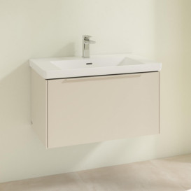 Тумба під раковину Villeroy & Boch Subway 3.0 77,2х42,9 см ДСП/алюміній сірий кашемір/монохром C57302VN