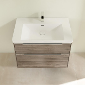 Тумба под раковину Villeroy & Boch Subway 3.0 77,2х57,6 см ДСП/алюминий дуб каменный C57400RK
