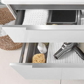 Тумба под раковину Villeroy & Boch Subway 3.0 77,2х57,6 см ДСП/алюминий белый бриллиант C57400VF