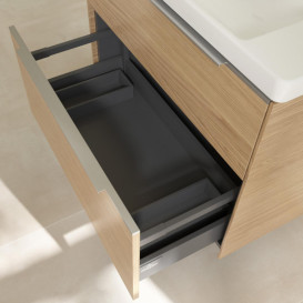 Тумба под раковину Villeroy & Boch Subway 3.0 77,2х57,6 см ДСП/алюминий дуб северный C57400VJ