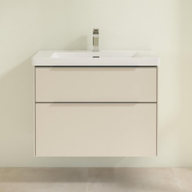 Тумба под раковину Villeroy & Boch Subway 3.0 77,2х57,6 см ДСП/алюминий серый кашемир C57400VN