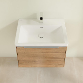 Тумба под раковину Villeroy & Boch Subway 3.0 62,2х42,9 см ДСП/алюминий дуб канзас C57500RH