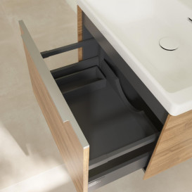 Тумба под раковину Villeroy & Boch Subway 3.0 62,2х42,9 см ДСП/алюминий дуб канзас C57500RH