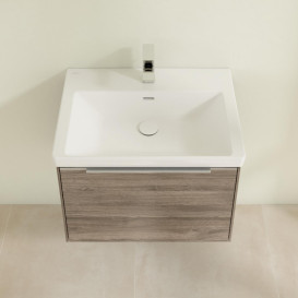 Тумба под раковину Villeroy & Boch Subway 3.0 62,2х42,9 см ДСП/алюминий дуб каменный C57500RK
