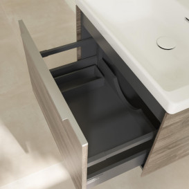 Тумба под раковину Villeroy & Boch Subway 3.0 62,2х42,9 см ДСП/алюминий дуб каменный C57500RK