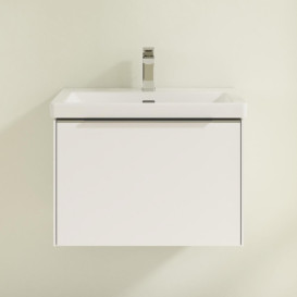 Тумба под раковину Villeroy & Boch Subway 3.0 62,2х42,9 см ДСП/алюминий белый бриллиант C57500VE