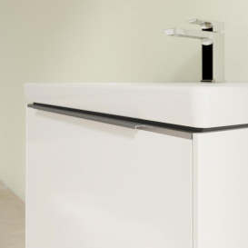 Тумба под раковину Villeroy & Boch Subway 3.0 62,2х42,9 см ДСП/алюминий белый бриллиант C57500VE