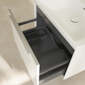 Тумба под раковину Villeroy & Boch Subway 3.0 62,2х42,9 см ДСП/алюминий белый бриллиант C57500VE