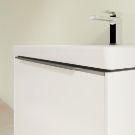 Тумба под раковину Villeroy & Boch Subway 3.0 62,2х42,9 см ДСП/алюминий чистый белый C57500VF