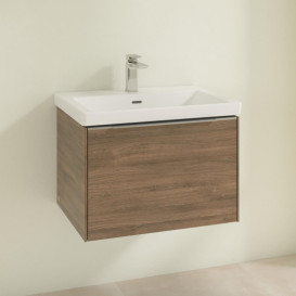 Тумба под раковину Villeroy & Boch Subway 3.0 62,2х42,9 см ДСП/алюминий дуб аризона C57500VH