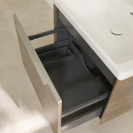 Тумба под раковину Villeroy & Boch Subway 3.0 62,2х42,9 см ДСП/алюминий дуб аризона C57500VH