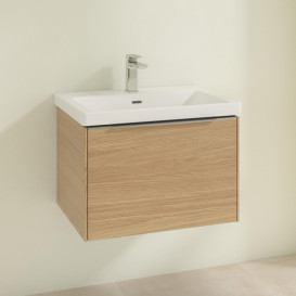 Тумба під раковину Villeroy & Boch Subway 3.0 62,2х42,9 см ДСП/алюміній дуб північний C57500VJ
