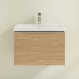 Тумба під раковину Villeroy & Boch Subway 3.0 62,2х42,9 см ДСП/алюміній дуб північний C57500VJ