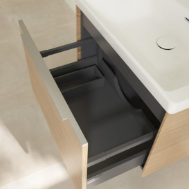 Тумба під раковину Villeroy & Boch Subway 3.0 62,2х42,9 см ДСП/алюміній дуб північний C57500VJ