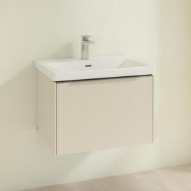 Тумба під раковину Villeroy & Boch Subway 3.0 62,2х42,9 см ДСП/алюміній кашемір сірий C57500VN