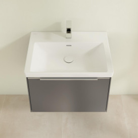 Тумба под раковину Villeroy & Boch Subway 3.0 62,2х42,9 см ДСП/алюминий графит C57500VR