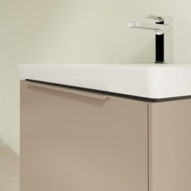 Тумба под раковину Villeroy & Boch Subway 3.0 62,2х42,9 см ДСП/алюминий тауп/монохром C57502VM