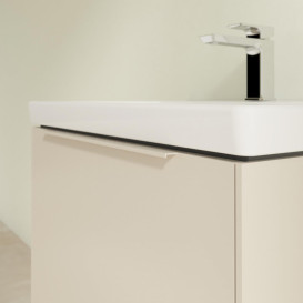 Тумба під раковину Villeroy & Boch Subway 3.0 62,2х42,9 см ДСП/алюміній сірий кашемір/монохром C57502VN