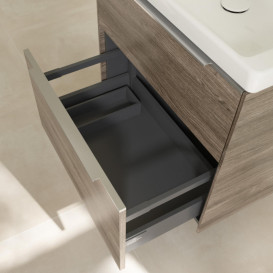 Тумба під раковину Villeroy & Boch Subway 3.0 62,2х57,6 см ДСП/алюміній дуб кам'яний C57600RK