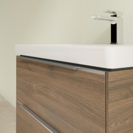 Тумба під раковину Villeroy & Boch Subway 3.0 62,2х57,6 см ДСП/алюміній дуб аризона C57600VH