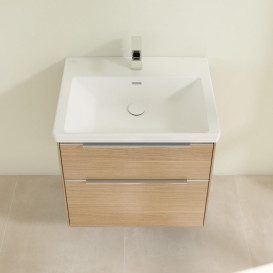Тумба під раковину Villeroy & Boch Subway 3.0 62,2х57,6 см ДСП/алюміній дуб північний C57600VJ