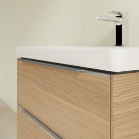 Тумба під раковину Villeroy & Boch Subway 3.0 62,2х57,6 см ДСП/алюміній дуб північний C57600VJ