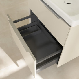 Тумба під раковину Villeroy & Boch Subway 3.0 62,2х57,6 см ДСП/алюміній сірий кашемір C57600VN