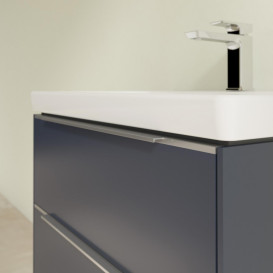 Тумба под раковину Villeroy & Boch Subway 3.0 62,2х57,6 см ДСП/алюминий морской синий C57600VQ