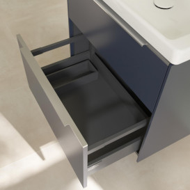 Тумба под раковину Villeroy & Boch Subway 3.0 62,2х57,6 см ДСП/алюминий морской синий C57600VQ