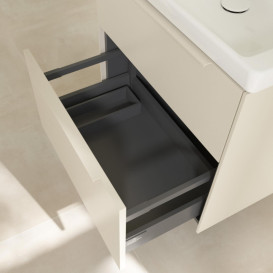 Тумба під раковину Villeroy & Boch Subway 3.0 62,2х57,6 см ДСП/алюміній сірий кашемір/монохром C57602VN