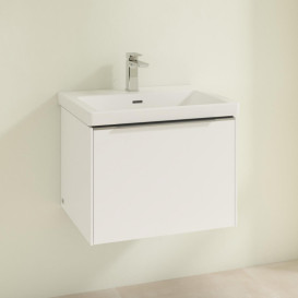 Тумба под раковину Villeroy & Boch Subway 3.0 57,2х42,9 см ДСП/алюминий белый бриллиант C57700VE