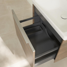 Тумба під раковину Villeroy & Boch Subway 3.0 57,2х42,9 см ДСП/алюміній дуб аризона C57700VH