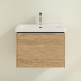 Тумба под раковину Villeroy & Boch Subway 3.0 57,2х42,9 см ДСП/алюминий дуб северный C57700VJ