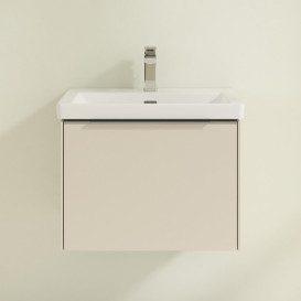 Тумба под раковину Villeroy & Boch Subway 3.0 57,2х42,9 см ДСП/алюминий серый кашемир C57700VN