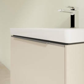 Тумба под раковину Villeroy & Boch Subway 3.0 57,2х42,9 см ДСП/алюминий серый кашемир C57700VN