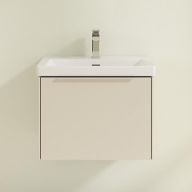 Тумба под раковину Villeroy & Boch Subway 3.0 57,2х42,9 см ДСП/алюминий серый кашемир/монохром C57702VN