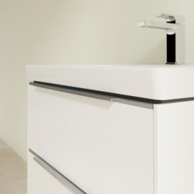 Тумба под раковину Villeroy & Boch Subway 3.0 57,2х57,6 см ДСП/алюминий чистый C57800VF