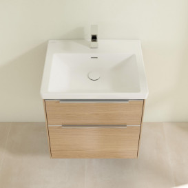 Тумба під раковину Villeroy & Boch Subway 3.0 57,2х57,6 см ДСП/алюміній дуб північний C57800VJ