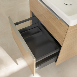 Тумба під раковину Villeroy & Boch Subway 3.0 57,2х57,6 см ДСП/алюміній дуб північний C57800VJ