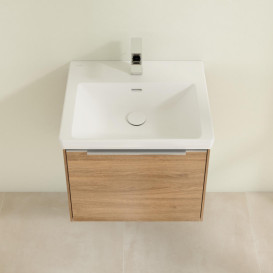 Тумба під раковину Villeroy & Boch Subway 3.0 52,3х42,9 см ДСП/алюміній дуб канзас C57900RH