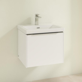 Тумба под раковину Villeroy & Boch Subway 3.0 52,3х42,9 см ДСП/алюминий белый бриллиант C57900VE